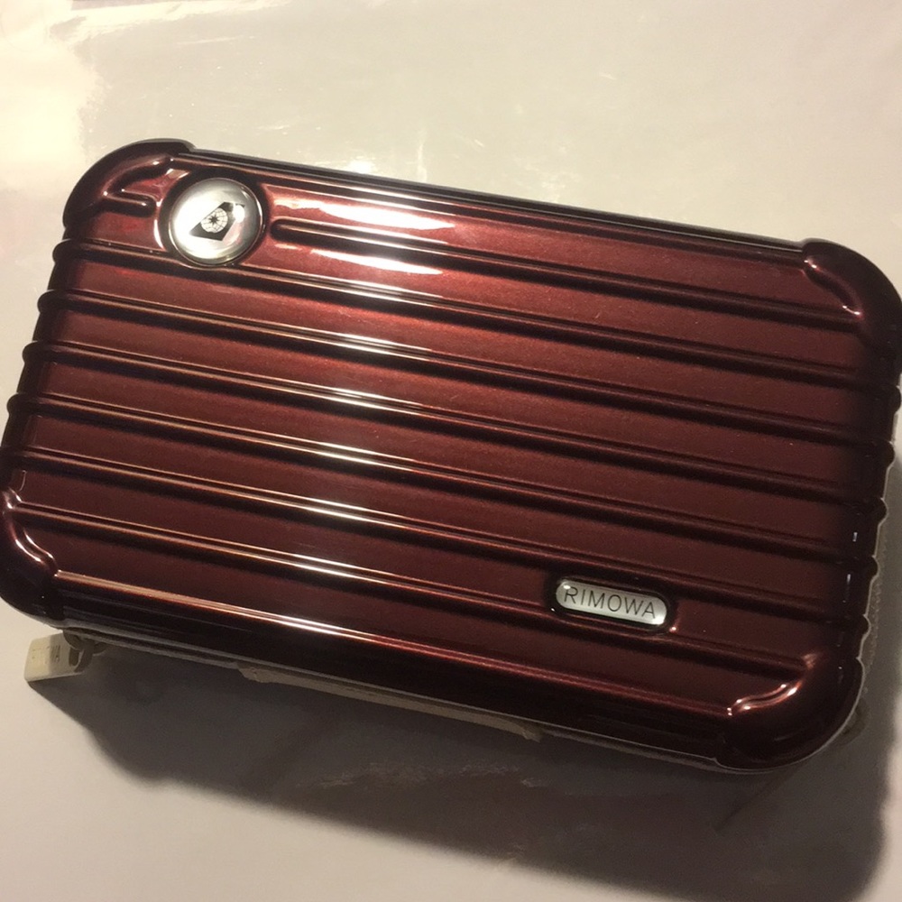 New Burgundy EVA Rimowa Amenities Case
